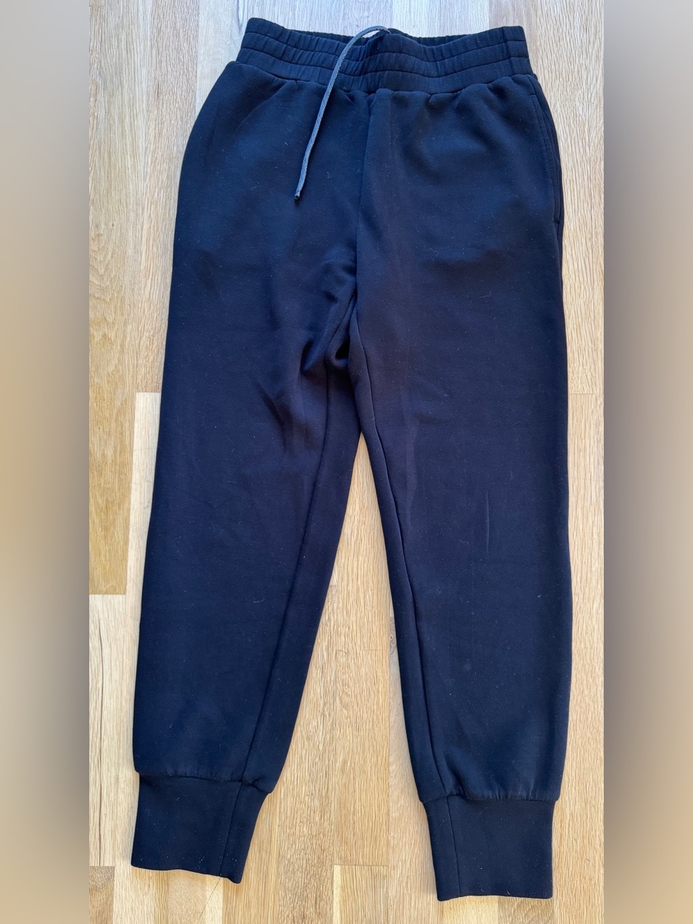 Varley DoubleSoft Slim Cuff Pant Jogger Black Lounge Sweatpant Casual Travel